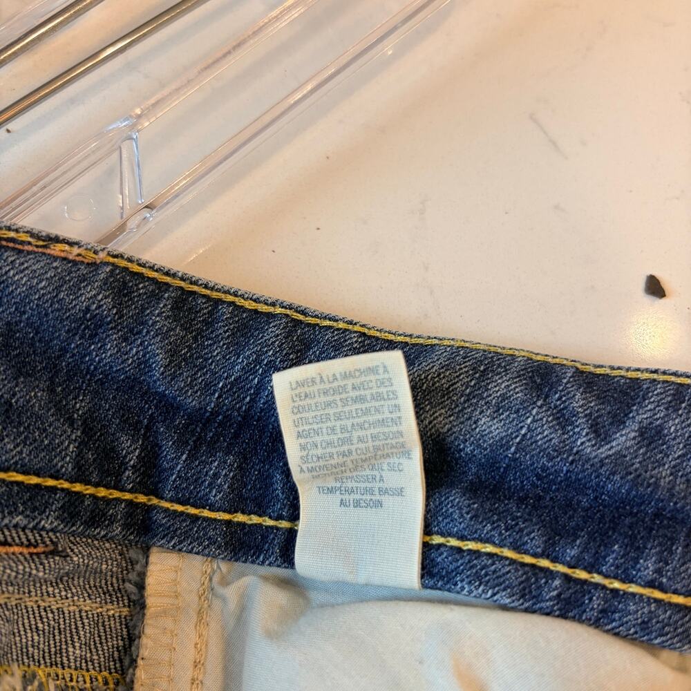 American Eagle Next Level Stretch 4S Jeans Curvy Super High Rise Flare Med Wash